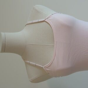Lululemon size 6 pale pink thin strap tank top